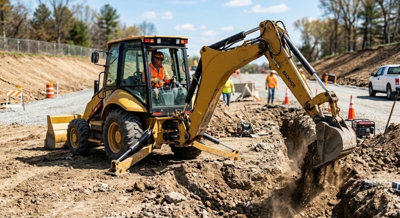 Backhoe Trenching in Atlanta, GA