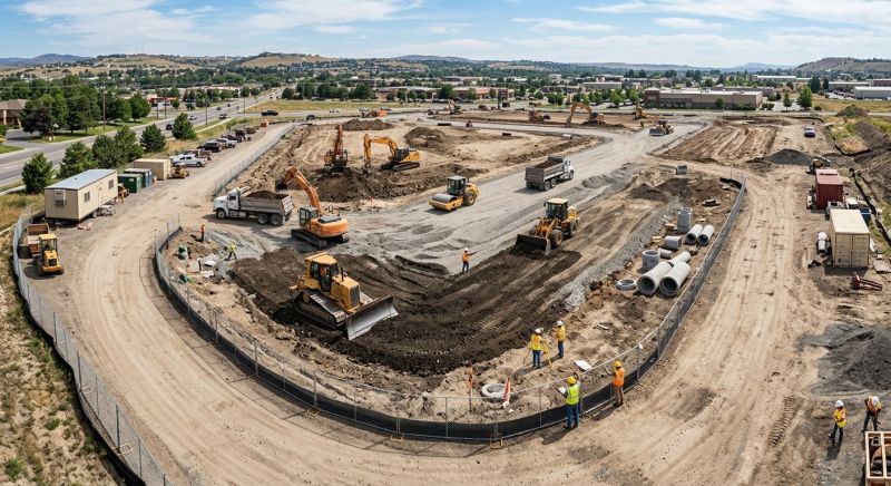 Commercial Land Preparation in Katy, TX