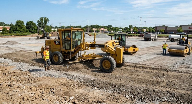 Parking Lot Excavation in Katy, TX